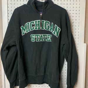 Michigan state quarter zip sweatshirt